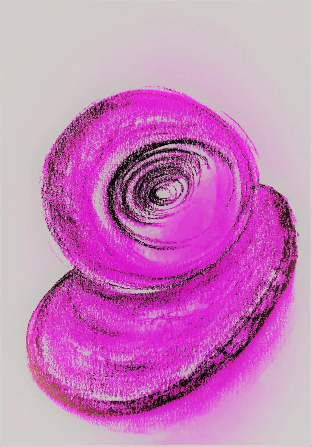 Spiraal in magenta