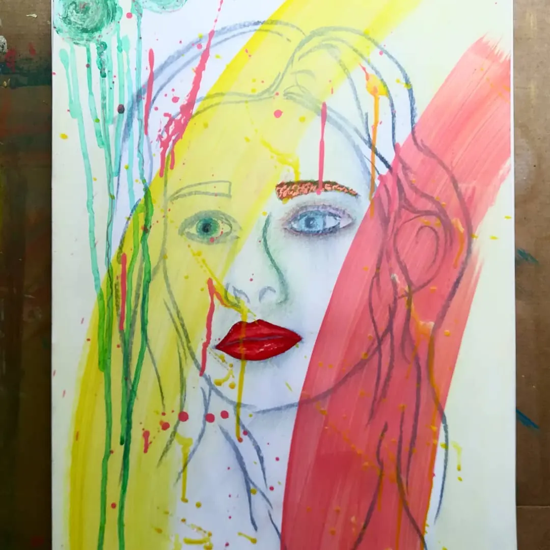 Druipend portret