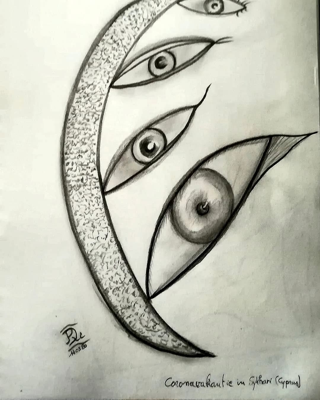 Maan met ogen