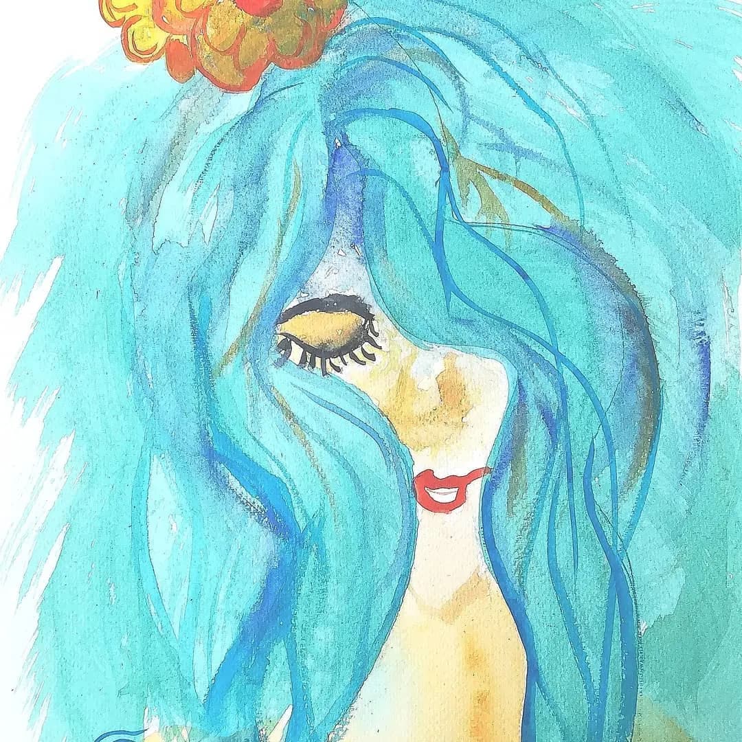 Turquoise haardos