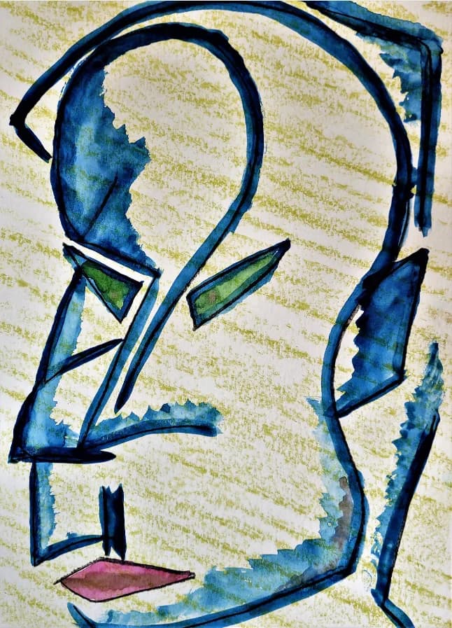 Blauw gelaat