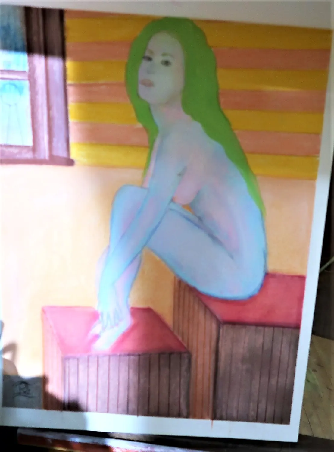 Groen haar